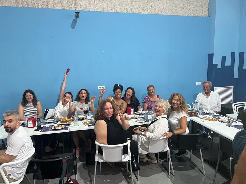 Geselliges Beisammensein zum Ausklang des Team-Abends